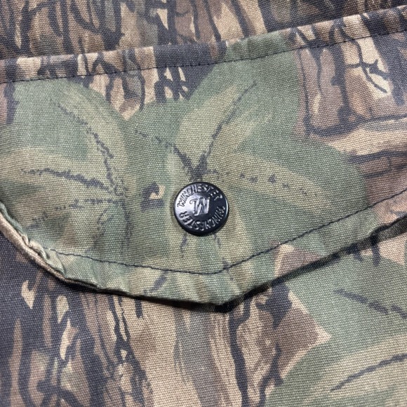 Winchester Vest Mens XL Camo Orange Reversible Hunting Trebark Conceal Outdoor - Picture 2 of 13